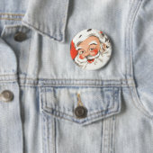 Weihnachten, Jolly Weihnachtsmann mit Lächeln Button (Beispiel)