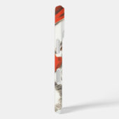 Weihnachten, Jolly Weihnachtsmann mit Lächeln Case-Mate iPhone Hülle (Rückseite / Rechts)