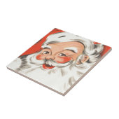 Weihnachten, Jolly Weihnachtsmann mit Lächeln Fliese (Seite)