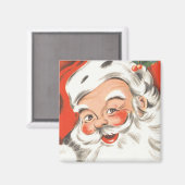 Weihnachten, Jolly Weihnachtsmann mit Lächeln Magnet (Vorderseite/Rückseite)