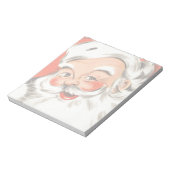 Weihnachten, Jolly Weihnachtsmann mit Lächeln Notizblock (Rotiert)