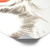 Weihnachten, Jolly Weihnachtsmann mit Lächeln Poster (Ecke)