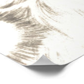 Weihnachten, Jolly Weihnachtsmann mit Lächeln Poster (Ecke)