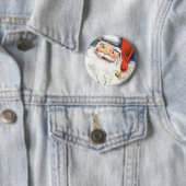 Weihnachten, Jolly Weihnachtsmann mit Musik Button (Beispiel)