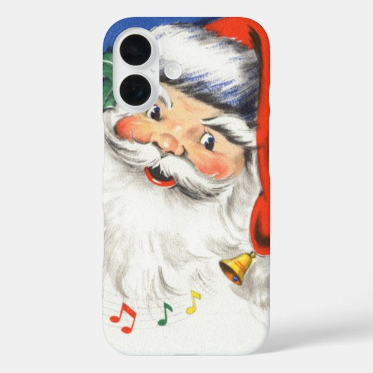 Weihnachten, Jolly Weihnachtsmann mit Musik Case-Mate iPhone Hülle (Rückseite)