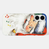 Weihnachten, Jolly Weihnachtsmann mit Musik Case-Mate iPhone Hülle (Rückseite (Horizontal))