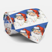 Weihnachten, Jolly Weihnachtsmann mit Musik Krawatte (Gerollt)