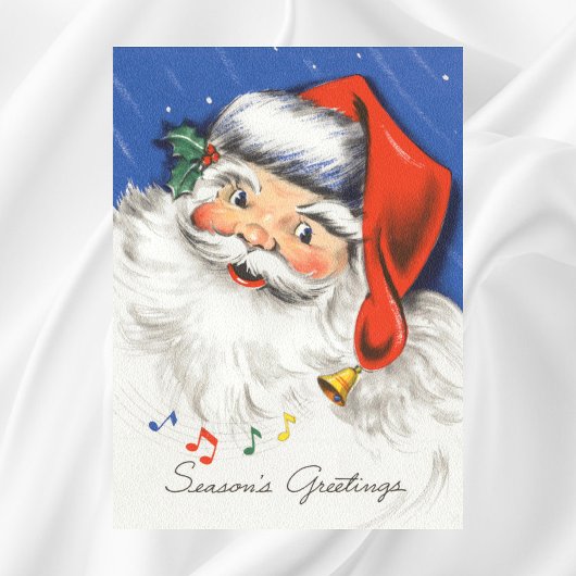 Weihnachten, Jolly Weihnachtsmann mit Musik Poster