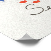 Weihnachten, Jolly Weihnachtsmann mit Musik Poster (Ecke)