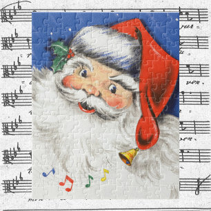 Weihnachten, Jolly Weihnachtsmann mit Musik Puzzle