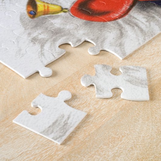 Weihnachten, Jolly Weihnachtsmann mit Musik Puzzle (Seite)