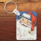 Weihnachten, Jolly Weihnachtsmann mit Musik Schlüsselanhänger (Vorderseite)