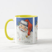 Weihnachten, Jolly Weihnachtsmann mit Musik Tasse (Links)