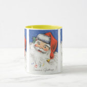 Weihnachten, Jolly Weihnachtsmann mit Musik Tasse (Zentrum)