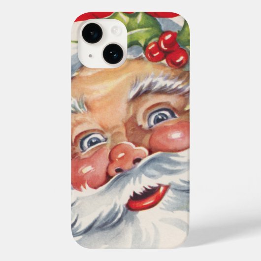 Weihnachten, Jolly Weihnachtsmann mit Seinem Hut Case-Mate iPhone Hülle (Rückseite)