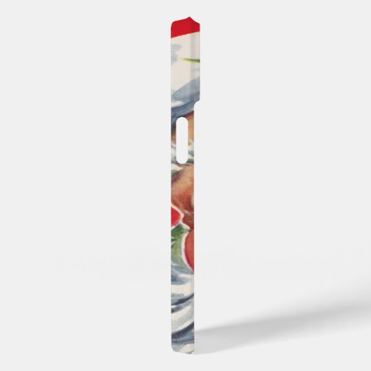 Weihnachten, Jolly Weihnachtsmann mit Seinem Hut Case-Mate iPhone Hülle (Rückseite / Rechts)