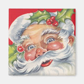 Weihnachten, Jolly Weihnachtsmann mit Seinem Hut Magnet (Vorne)