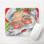 Weihnachten, Jolly Weihnachtsmann mit Seinem Hut Mousepad (Mit Mouse)
