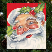 Weihnachten, Jolly Weihnachtsmann mit Seinem Hut Poster