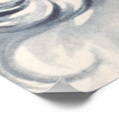 Weihnachten, Jolly Weihnachtsmann mit Seinem Hut Poster (Ecke)