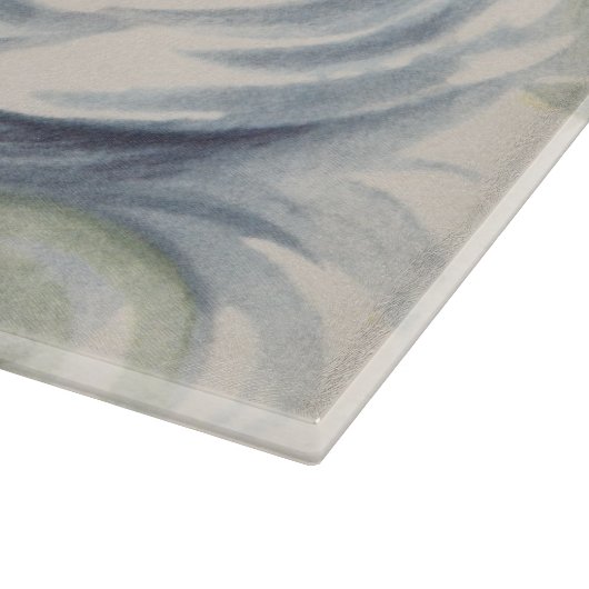 Weihnachten, Jolly Weihnachtsmann mit Seinem Hut Schneidebrett (Ecke)