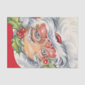 Weihnachten, Jolly Weihnachtsmann mit Seinem Hut Seidenpapier (Vorderseite)