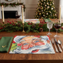 Weihnachten, Jolly Weihnachtsmann mit Seinem Hut
