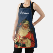 Weihnachten, Jolly Weihnachtsmann mit Spielzeug Schürze (InSitu)