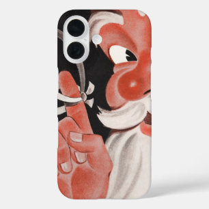 Weihnachten, Jolly Weihnachtsmann mit String iPhone 16 Hülle