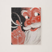 Weihnachten, Jolly Weihnachtsmann mit String Puzzle (Vertikal)