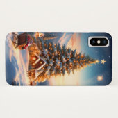 Weihnachten, Jolly Winking Weihnachtsmann Case-Mate iPhone Hülle (Rückseite (Horizontal))