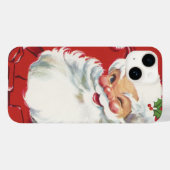 Weihnachten, Jolly Winking Weihnachtsmann Case-Mate iPhone Hülle (Rückseite (Horizontal))
