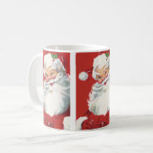 Weihnachten, Jolly Winking Weihnachtsmann Kaffeetasse (Vorderseite Links)