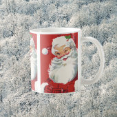 Weihnachten, Jolly Winking Weihnachtsmann Kaffeetasse