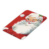 Weihnachten, Jolly Winking Weihnachtsmann Magnet (Linke Seite)