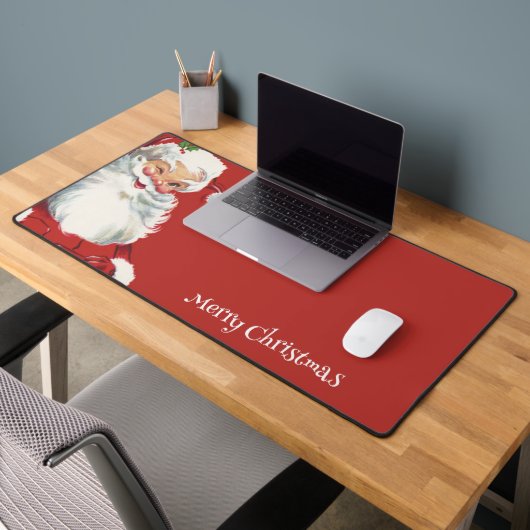 Weihnachten, Jolly Winking Weihnachtsmann Schreibtischunterlage (Büro 2)