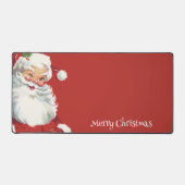 Weihnachten, Jolly Winking Weihnachtsmann Schreibtischunterlage (Vorderseite)