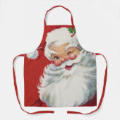 Weihnachten, Jolly Winking Weihnachtsmann Schürze (Vorderseite)