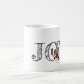 Weihnachten JOY Dog Holly Bow Feiertage Spaß Kaffeetasse (Mittel)
