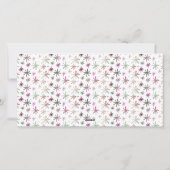 Weihnachten JOYFUL WISHER 3 Fotos Wasserfarbe (Rückseite)