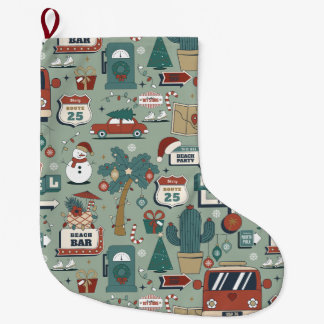 Weihnachten Juli Route 25 Strand tropisch Großer Weihnachtsstrumpf