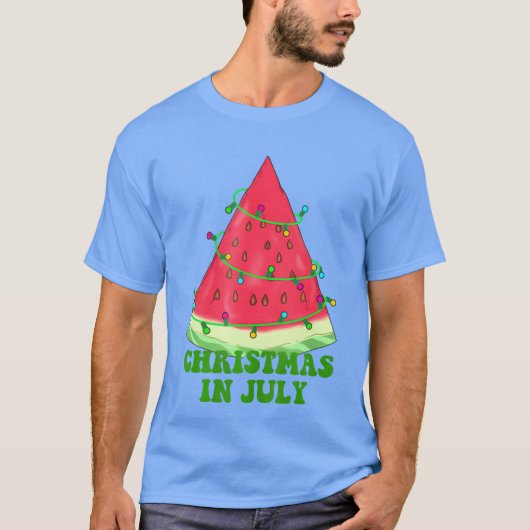 Weihnachten Juli zu Weihnachten im Juli Melone r T-Shirt (Vorderseite)
