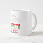 Weihnachten Jumbo-Tasse (Vorderseite Rechts)