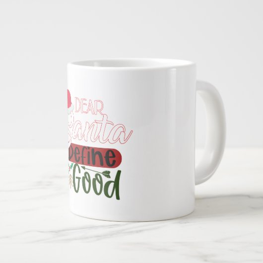 Weihnachten Jumbo-Tasse (Vorderseite Rechts)