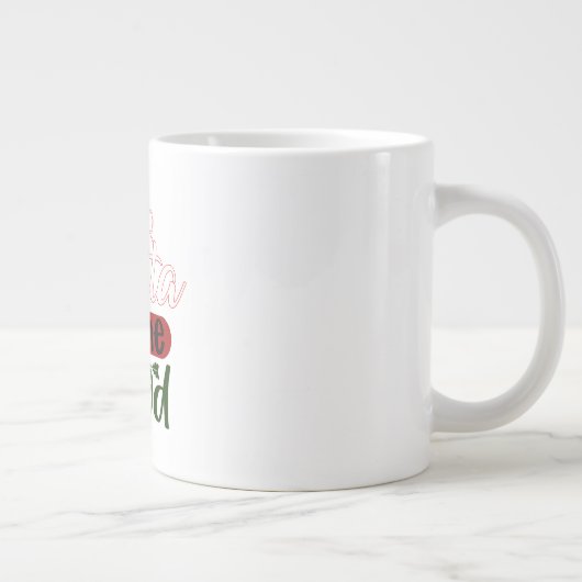 Weihnachten Jumbo-Tasse (Rechts)