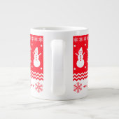 Weihnachten Jumbo-Tasse (Rückseite)
