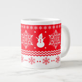 Weihnachten Jumbo-Tasse (Vorderseite Rechts)