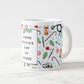 Weihnachten Jumbo-Tasse (Vorderseite Rechts)