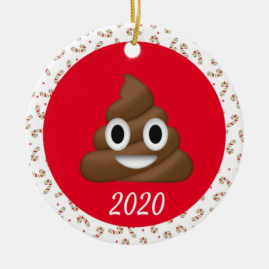 Weihnachten Kack Covid Funny 2020 Keramik Ornament (Vorne)