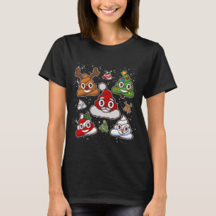 Weihnachten Kacke Emoji Shirt, Pajama T-Shirt